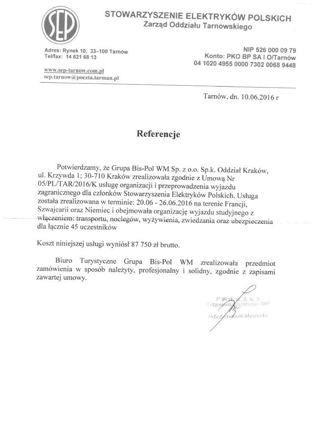 Wyjazd studyjny CERN Szwajcaria